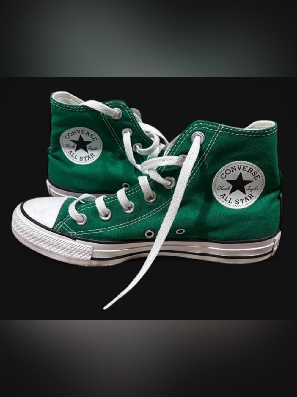 Converse Green High Top Chuck Taylor Sneakers